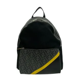 Fendi yellow Pvc Nylon Backpack (Pre-Owned)