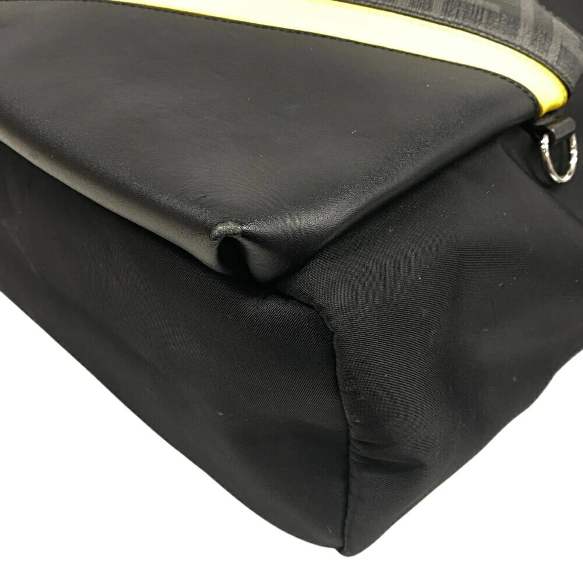 Fendi yellow Pvc Nylon Backpack (Pre-Owned)