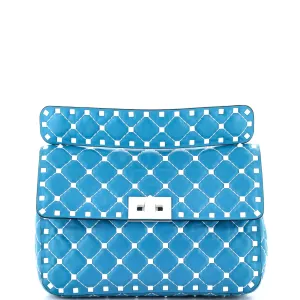 Free Rockstud Spike Flap Bag Quilted Leather Medium