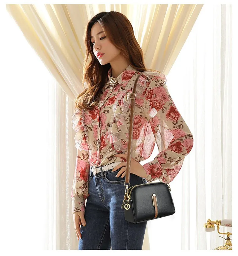 Genuine Leather Designer Shoulder Bag for Women