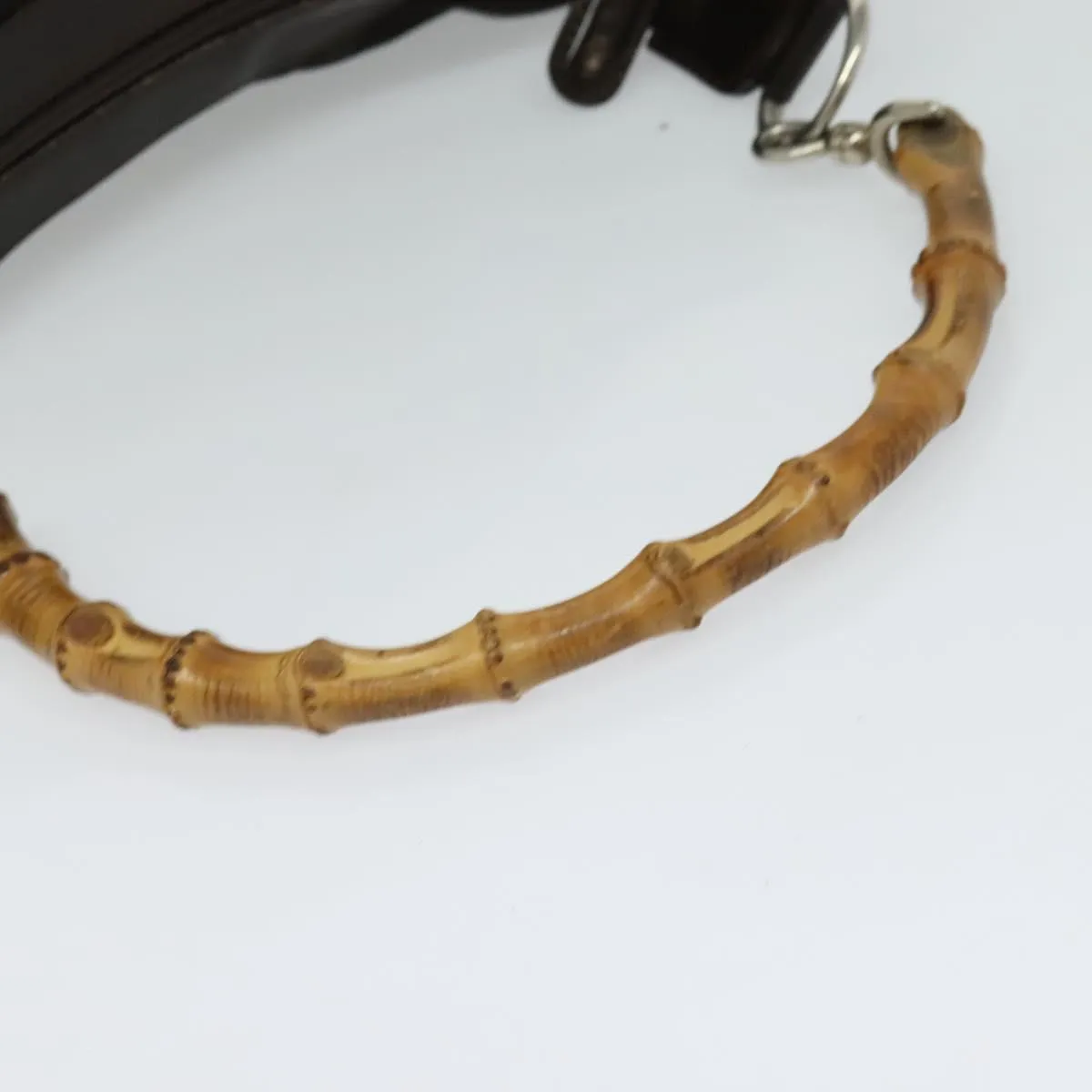 Gucci Bamboo Synthetic Shoulder Bag (Pre-Owned)