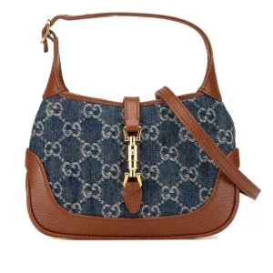 Gucci blue blue Leather Handbag Shoulder Bag (Pre-Owned)