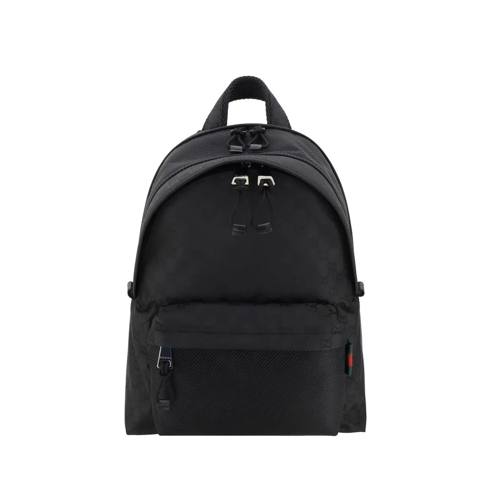 Gucci GG Pattern Nylon Men's Backpack