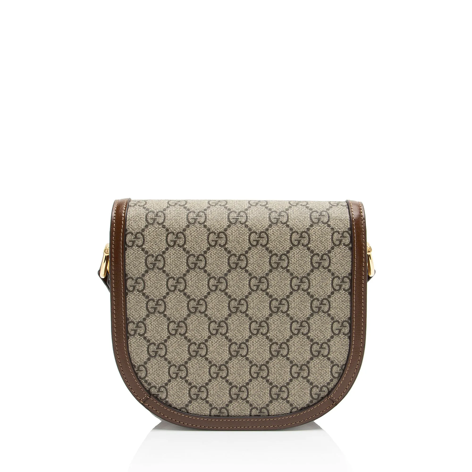 Gucci GG Supreme Horsebit 1955 Mini Rounded Shoulder Bag