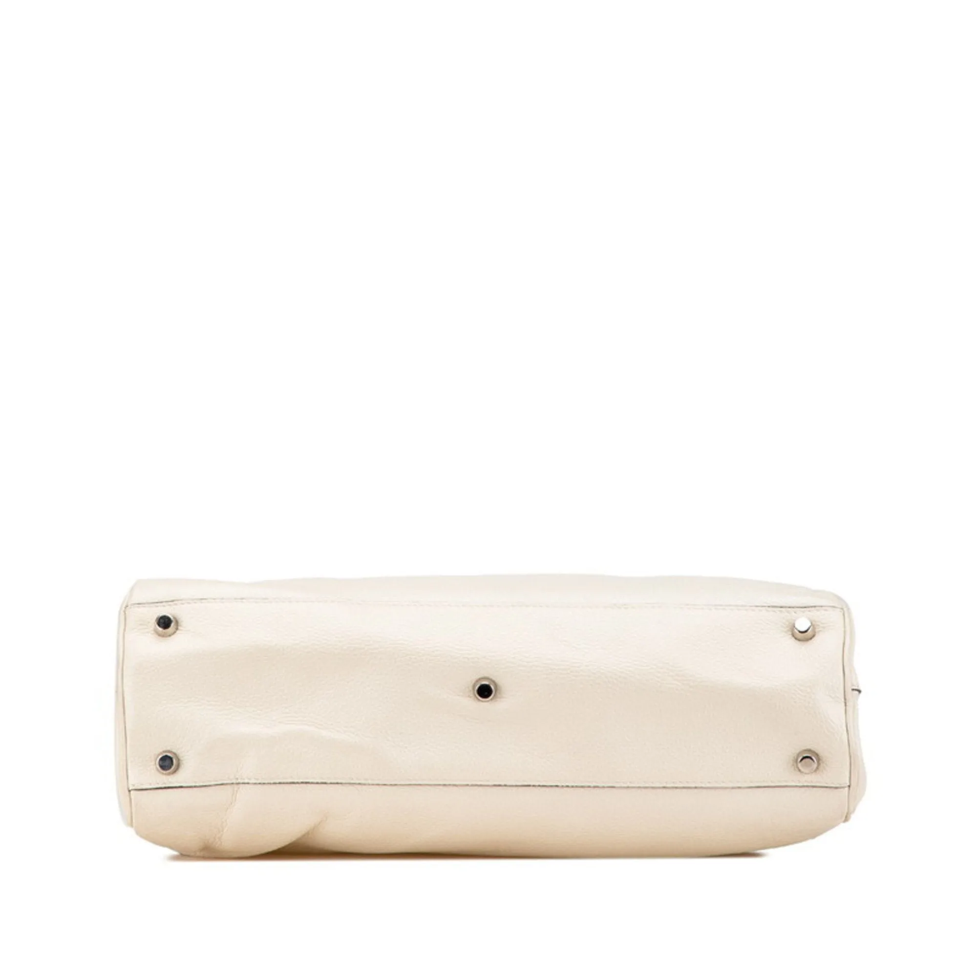 Gucci gold  Leather Handbag Shoulder Bag (Pre-Owned)