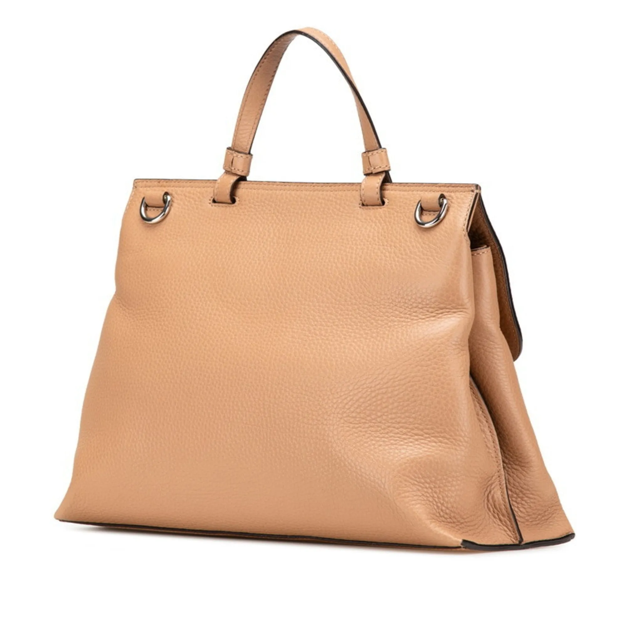 Gucci Leather Handbag Shoulder Bag (Pre-Owned)
