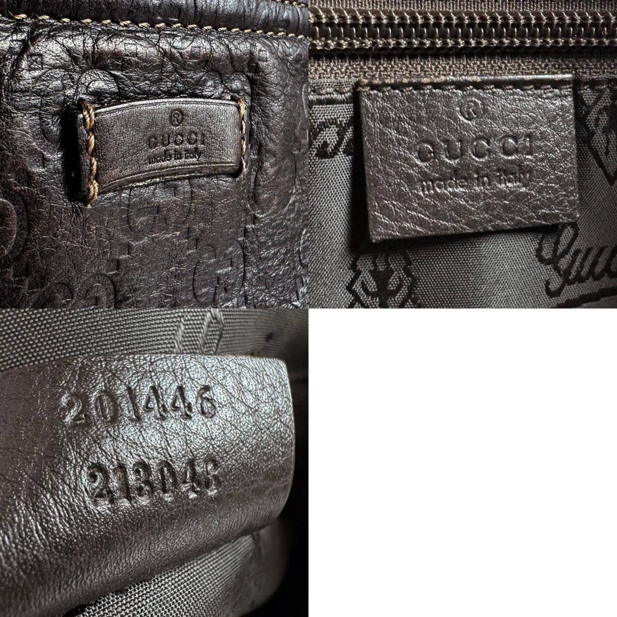 Gucci Leather Shoulder Bag (Pre-Owned)