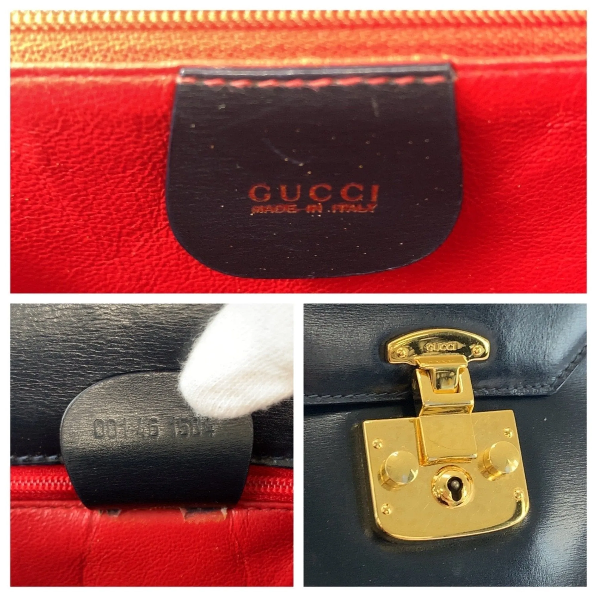 Gucci Leather Shoulder Bag (Pre-Owned)
