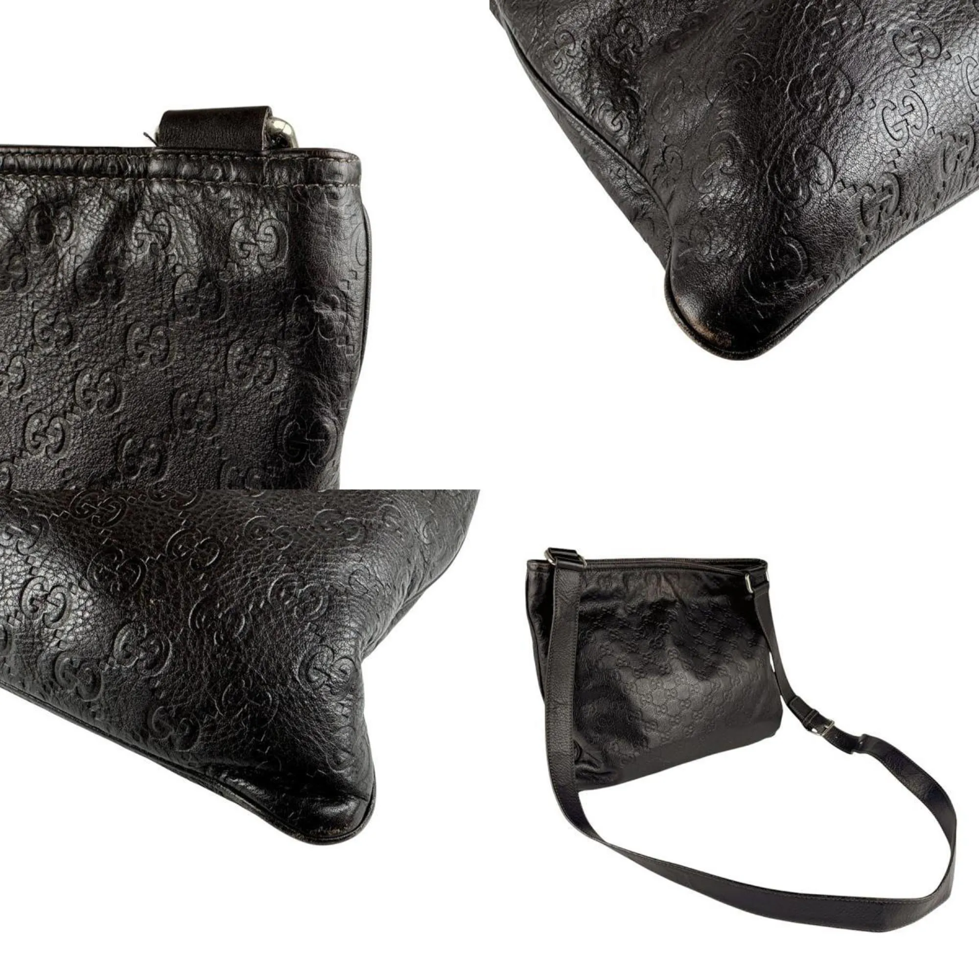 Gucci Leather Shoulder Bag (Pre-Owned)