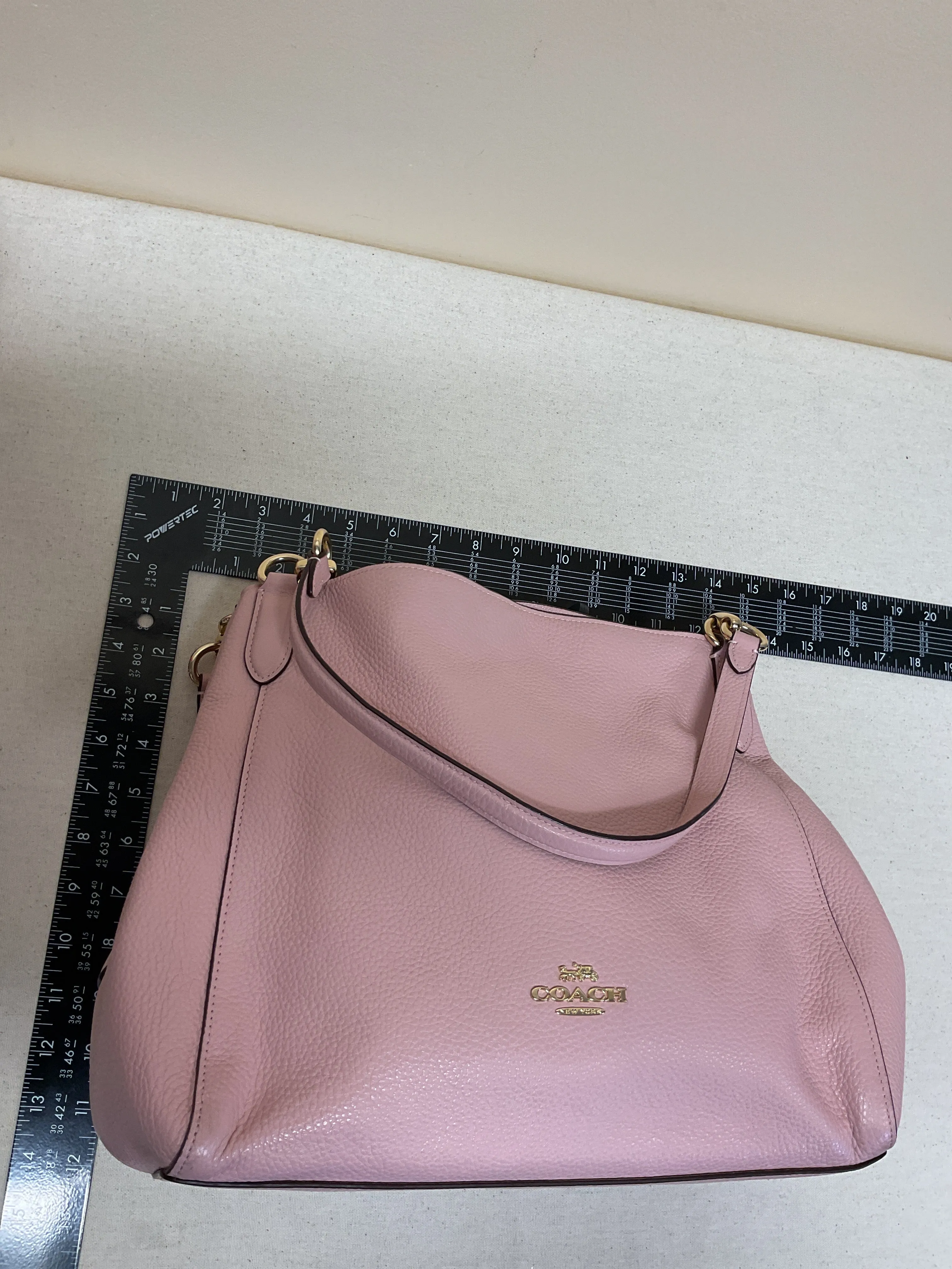 Handbag Designer By Coach In Pink, Size:Large