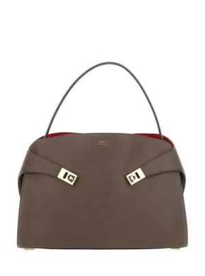 Hug' Grey Shoulder Bag