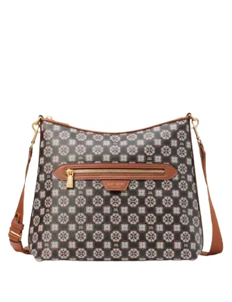 Kate Spade New York Spade Flower Coated Canvas Medium Messenger Bag