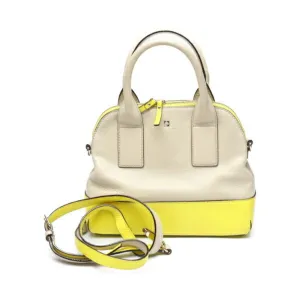Kate Spade  yellow Leather Handbag Shoulder Bag (Pre-Owned)
