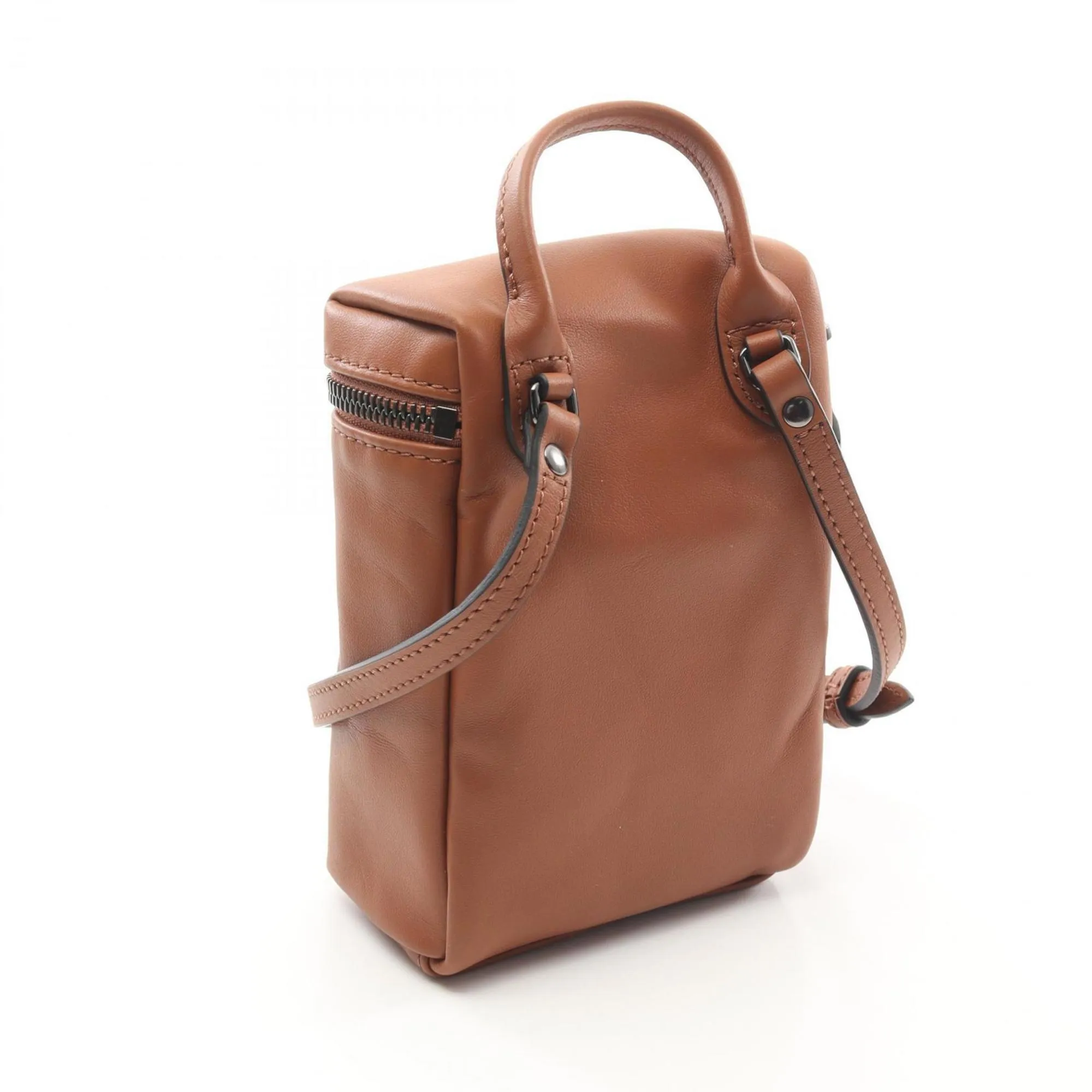 Longchamp Leather Shoulder Bag (Pre-Owned)