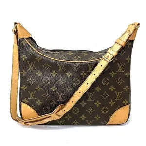 Louis Vuitton Boulogne Canvas Shoulder Bag (Pre-Owned)