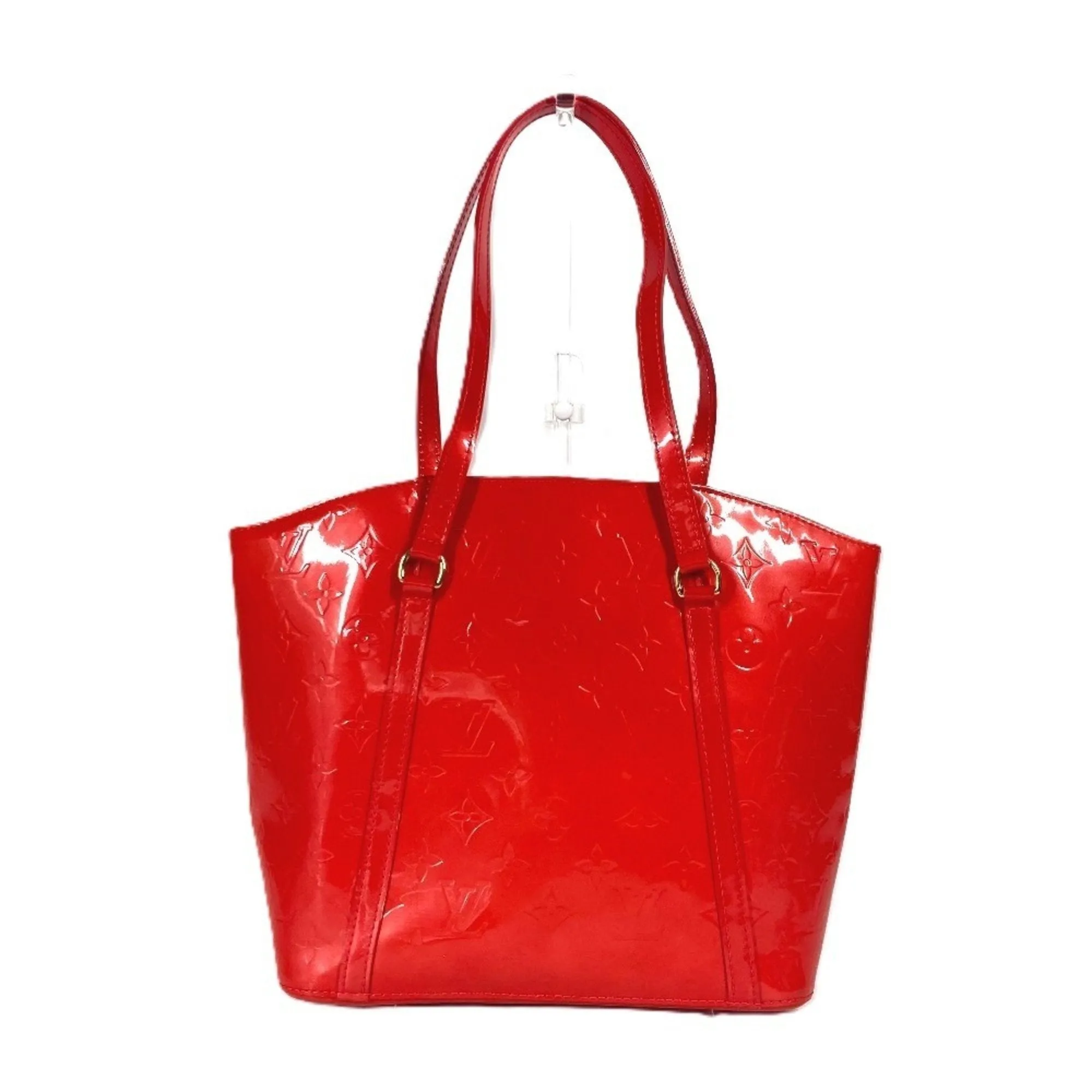 Louis Vuitton Color Rouge Grenadine Monogram Vernis Shoulder Bag Tote Bag (Pre-Owned)