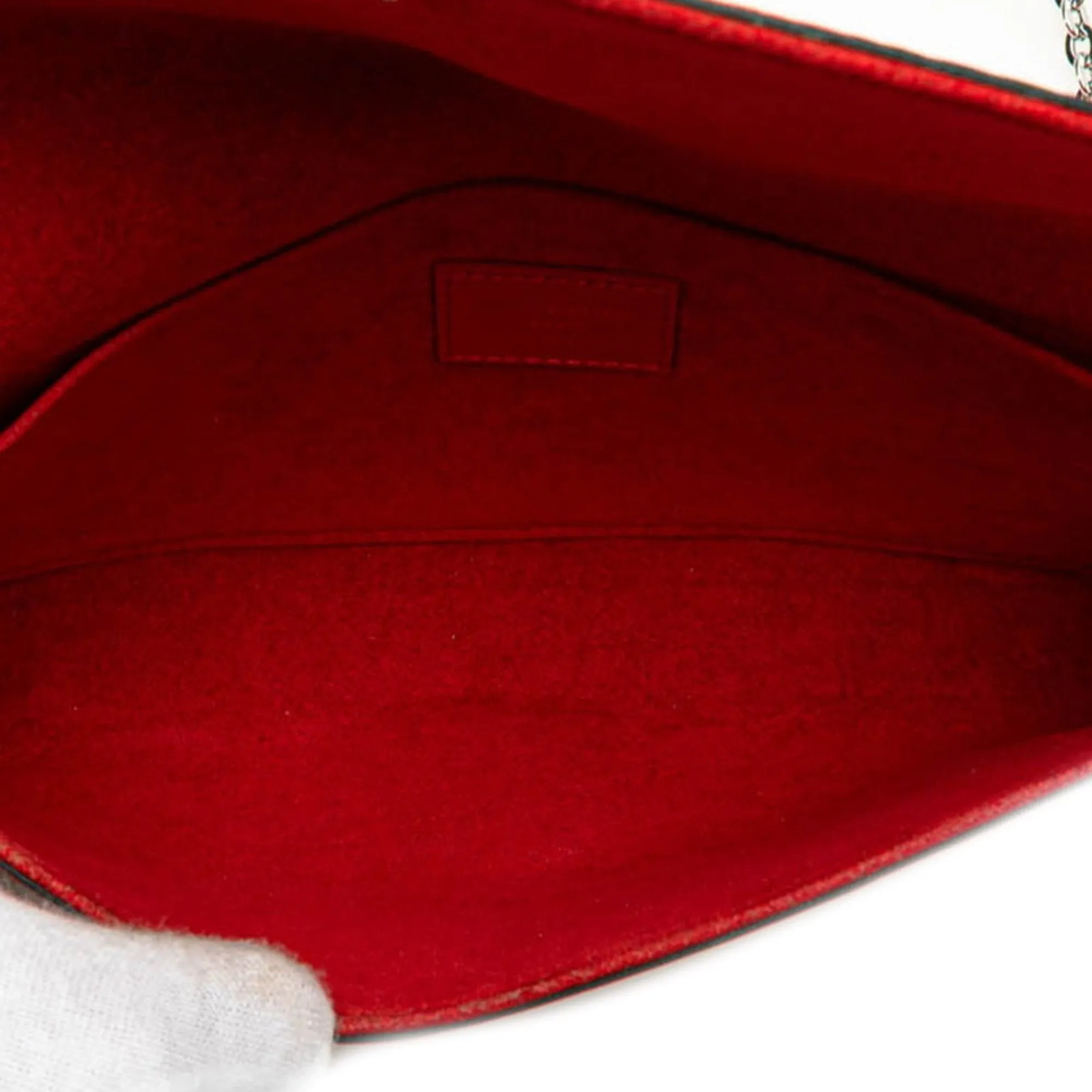 Louis Vuitton Coquelicots Color Leather Pochette Pouch Shoulder Bag (Pre-Owned)