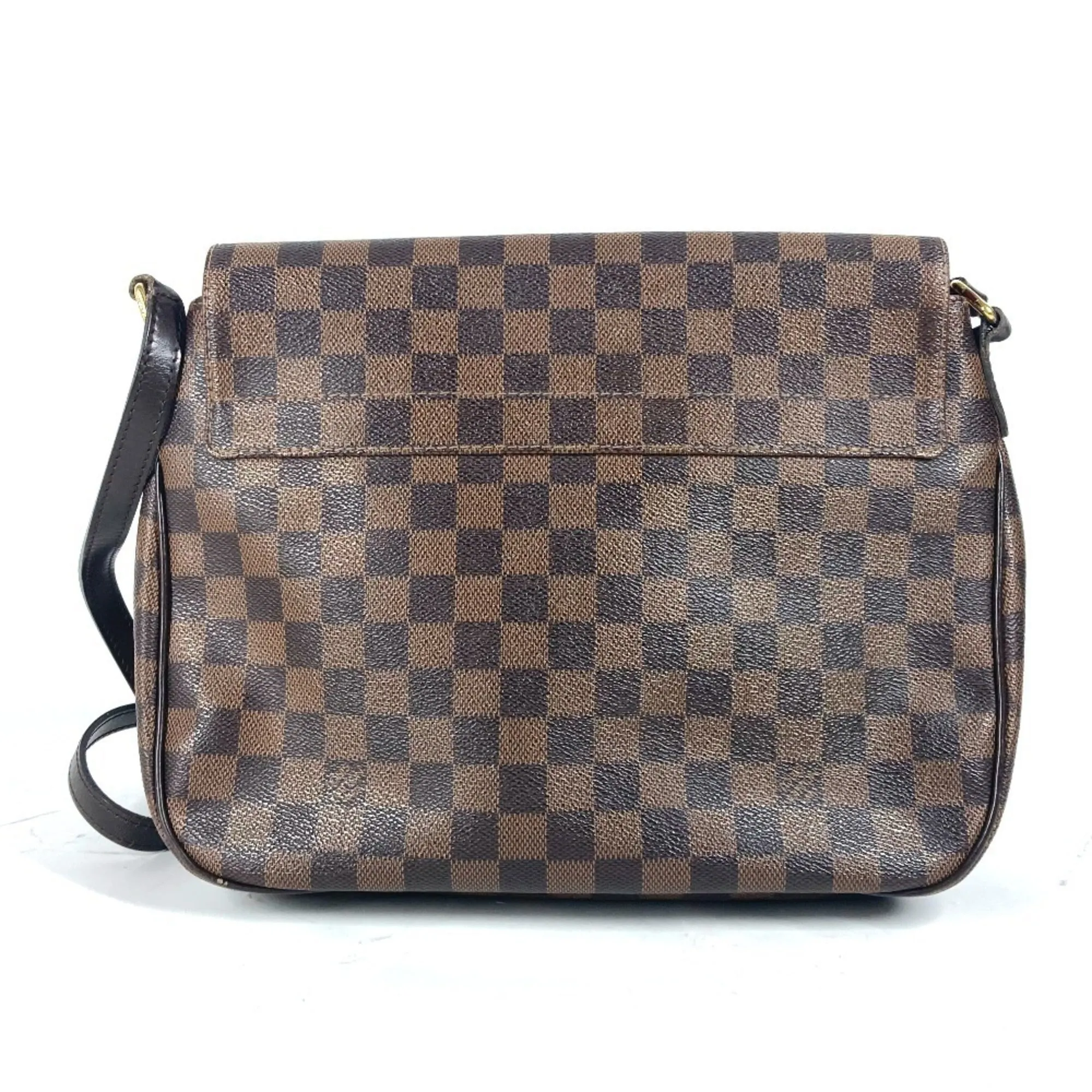 Louis Vuitton Damier Canvas Ebene Damier Canvas Shoulder Bag (Pre-Owned)