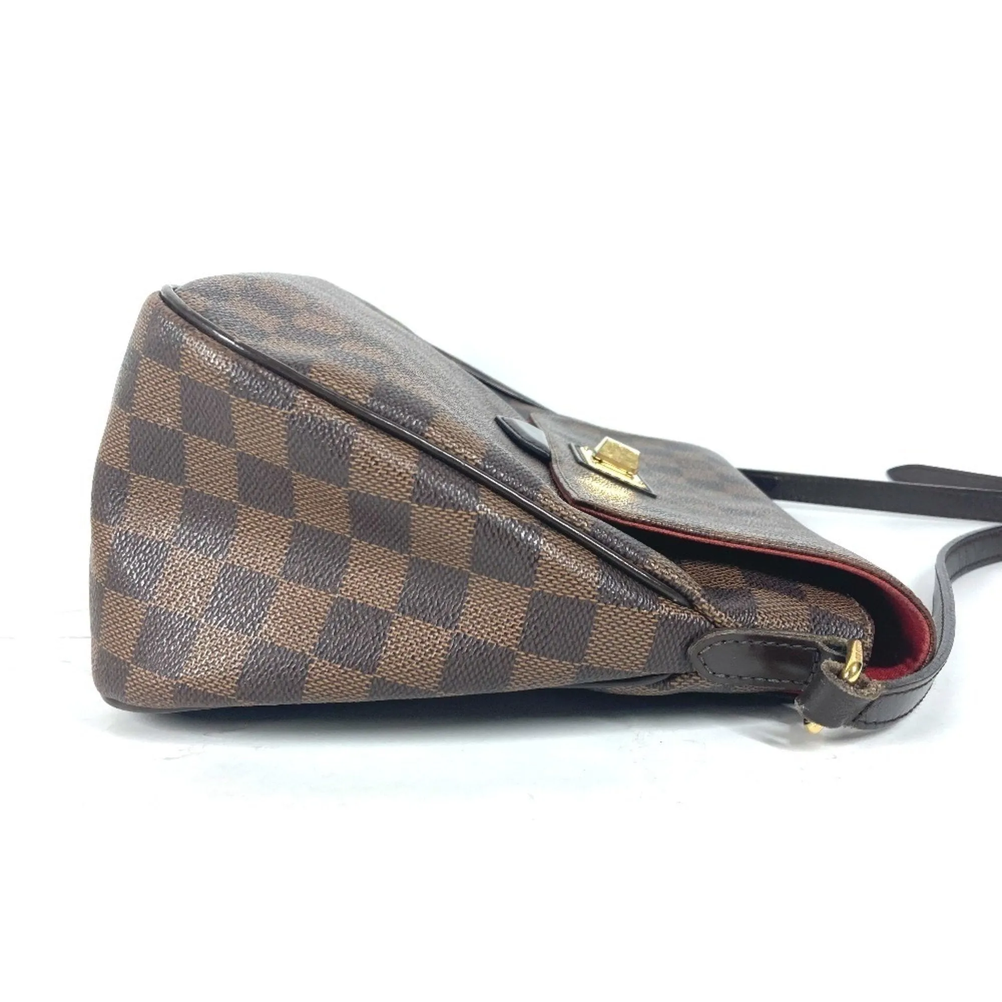 Louis Vuitton Damier Canvas Ebene Damier Canvas Shoulder Bag (Pre-Owned)