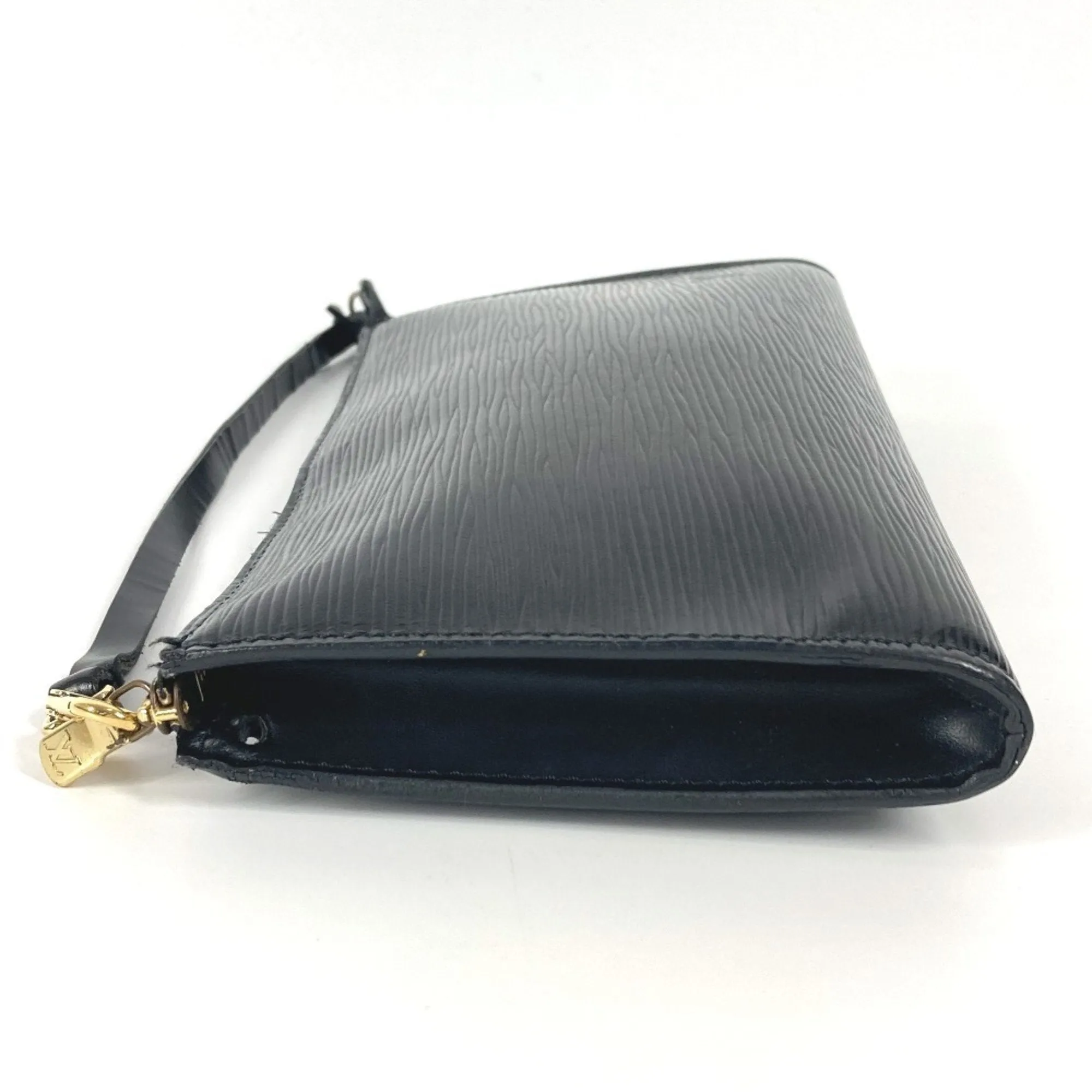 Louis Vuitton Epi Noir Epi Leather Pochette Shoulder Bag (Pre-Owned)