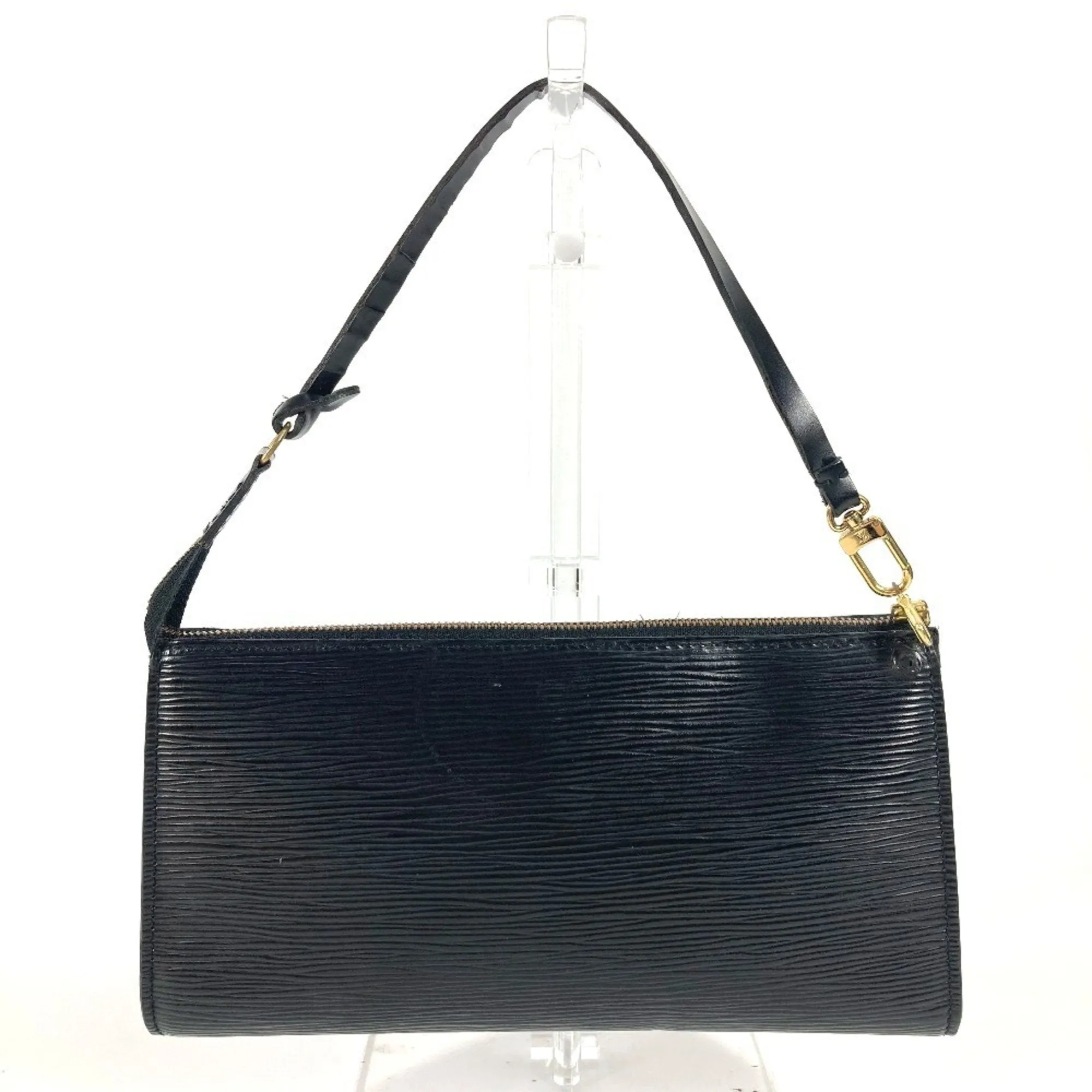 Louis Vuitton Epi Noir Epi Leather Pochette Shoulder Bag (Pre-Owned)