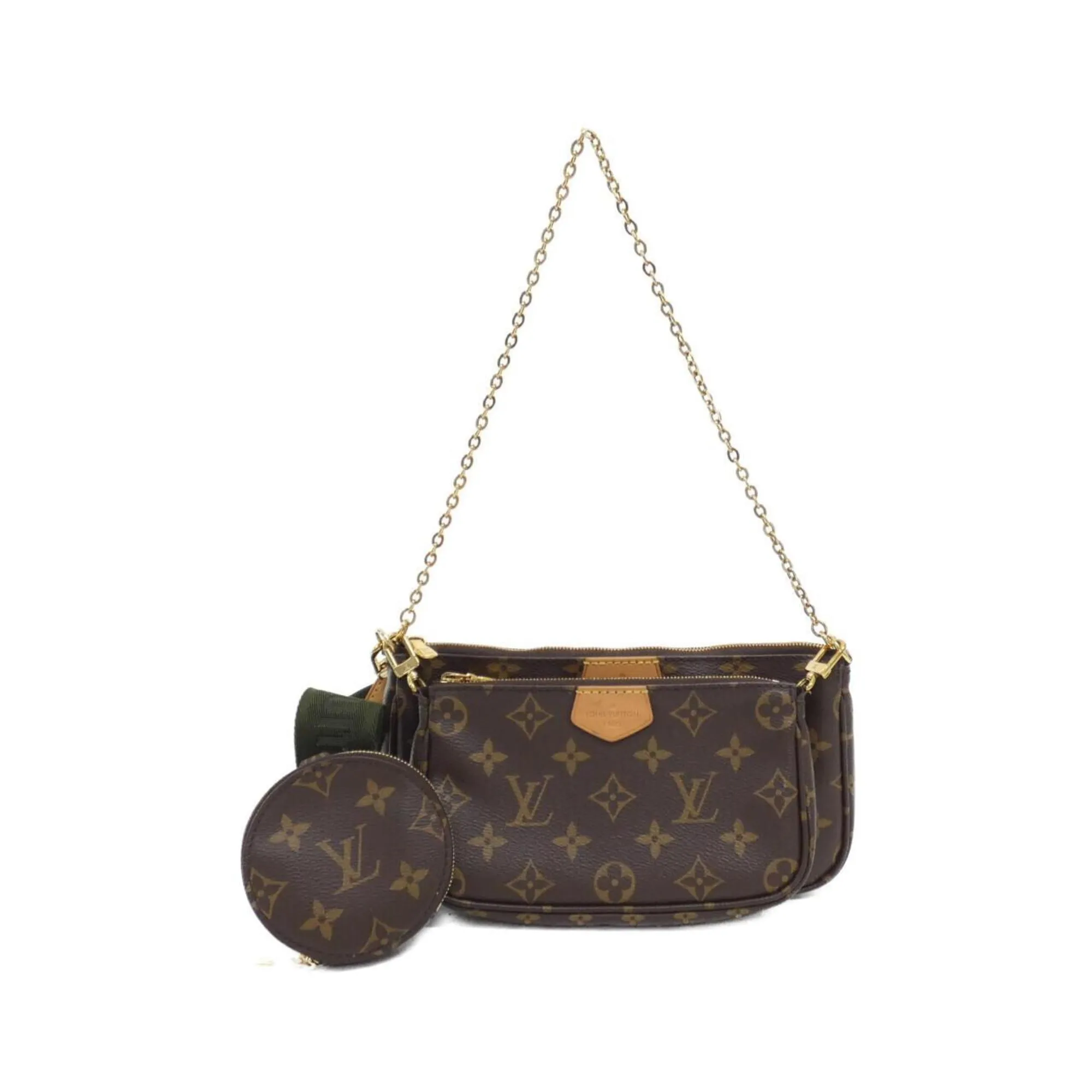 Louis Vuitton Marron Monogram Monogram Pochette Pouch Shoulder Bag (Pre-Owned)