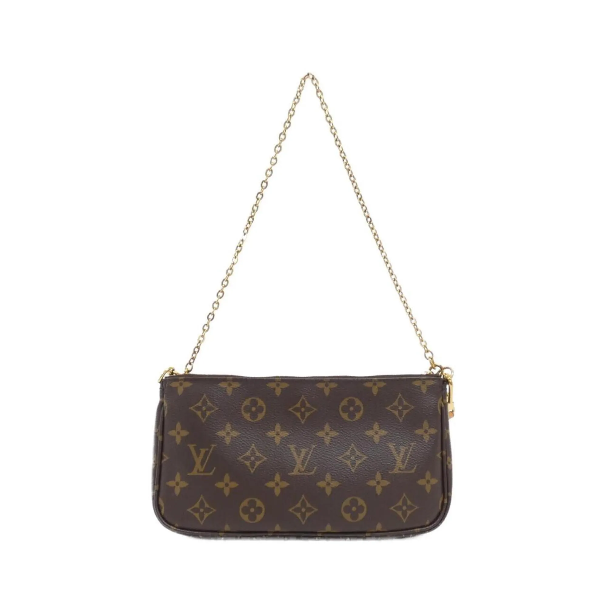 Louis Vuitton Marron Monogram Monogram Pochette Pouch Shoulder Bag (Pre-Owned)
