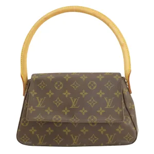 Louis Vuitton Mini Looping Canvas Handbag (Pre-Owned)