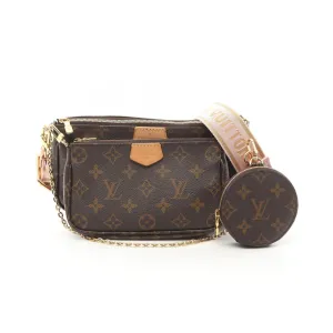 Louis Vuitton Monogram pink Rose Clair Monogram Pochette Shoulder Bag (Pre-Owned)