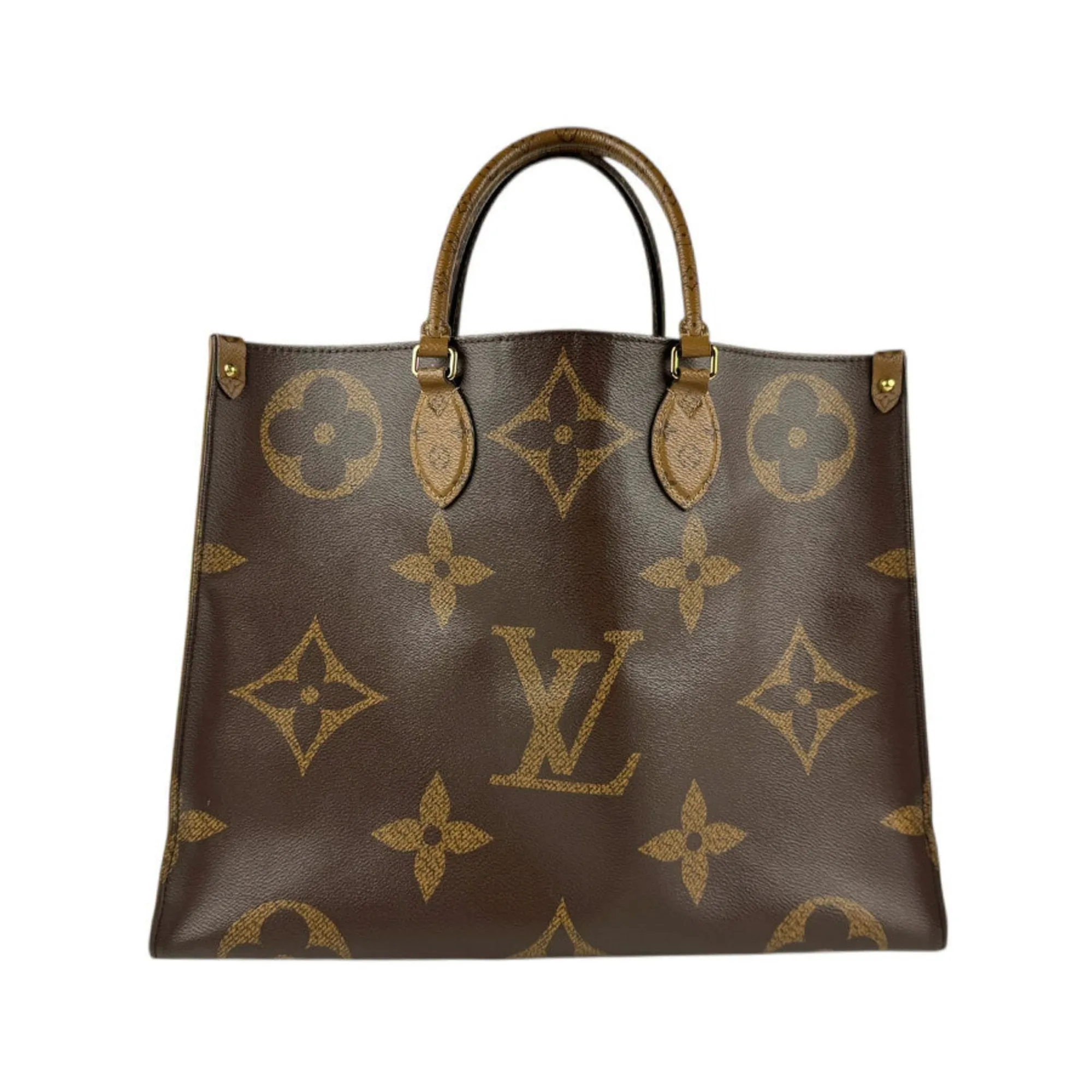 Louis Vuitton Monogram Reverse Monogram Reverse Handbag Shoulder Bag (Pre-Owned)