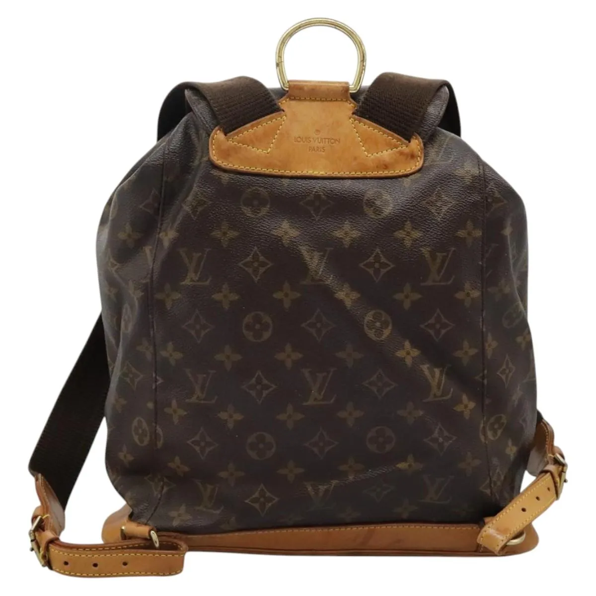 Louis Vuitton Montsouris Gm Canvas Backpack Bag (Pre-Owned)