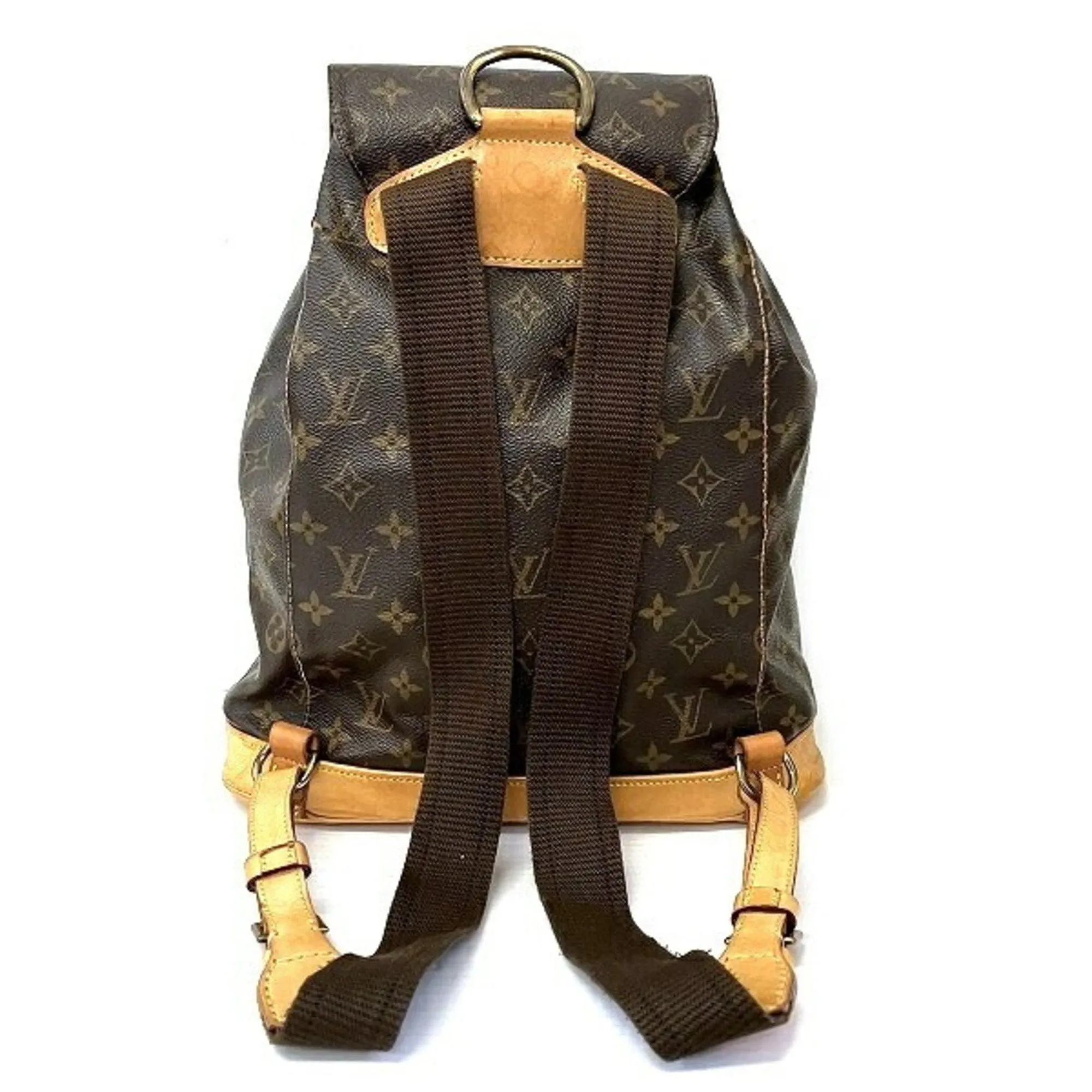 Louis Vuitton Montsouris Gm Canvas Backpack Bag (Pre-Owned)