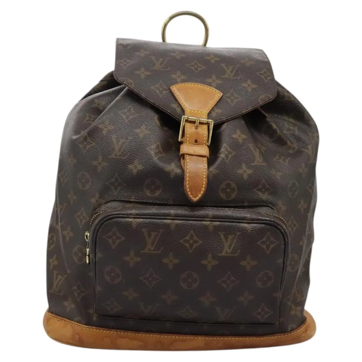 Louis Vuitton Montsouris Gm Canvas Backpack Bag (Pre-Owned)