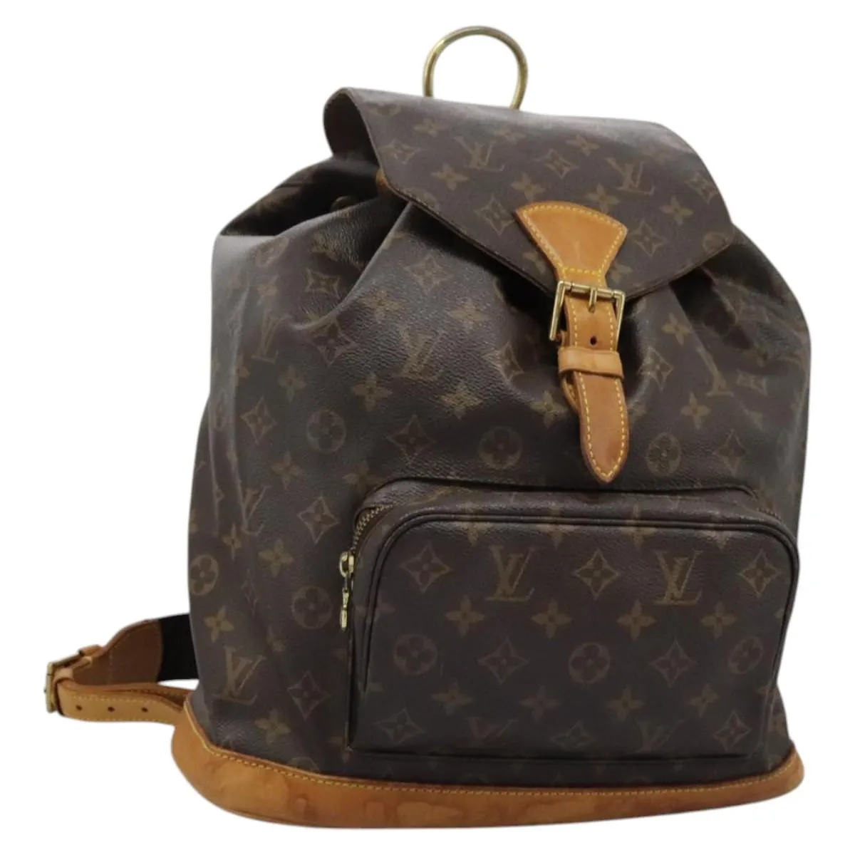 Louis Vuitton Montsouris Gm Canvas Backpack Bag (Pre-Owned)