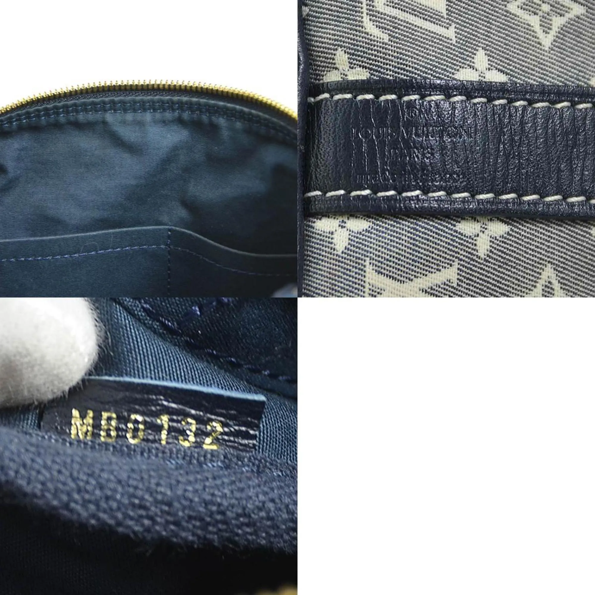Louis Vuitton Navy Off- Monogram Idylle Handbag Shoulder Bag (Pre-Owned)