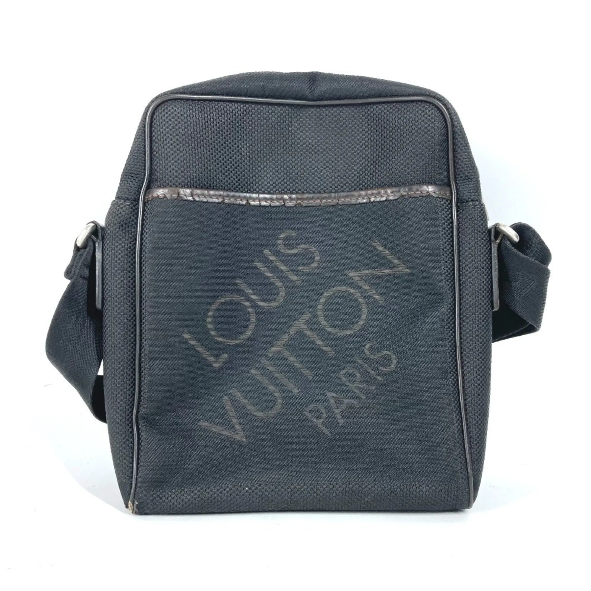 Louis Vuitton Noir Damier Geant Pochette Shoulder Bag (Pre-Owned)