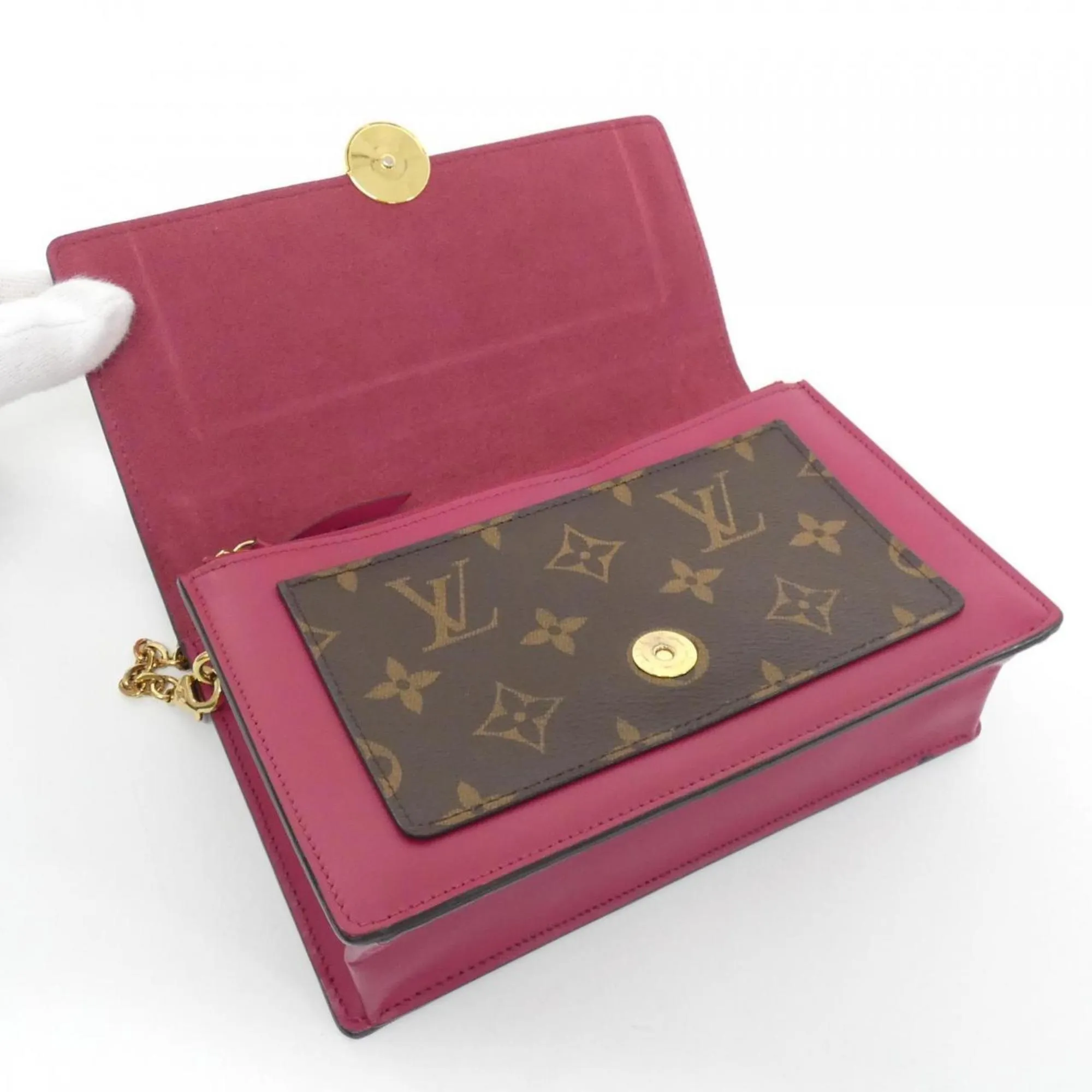 Louis Vuitton pink Marron Monogram Monogram Shoulder Bag (Pre-Owned)