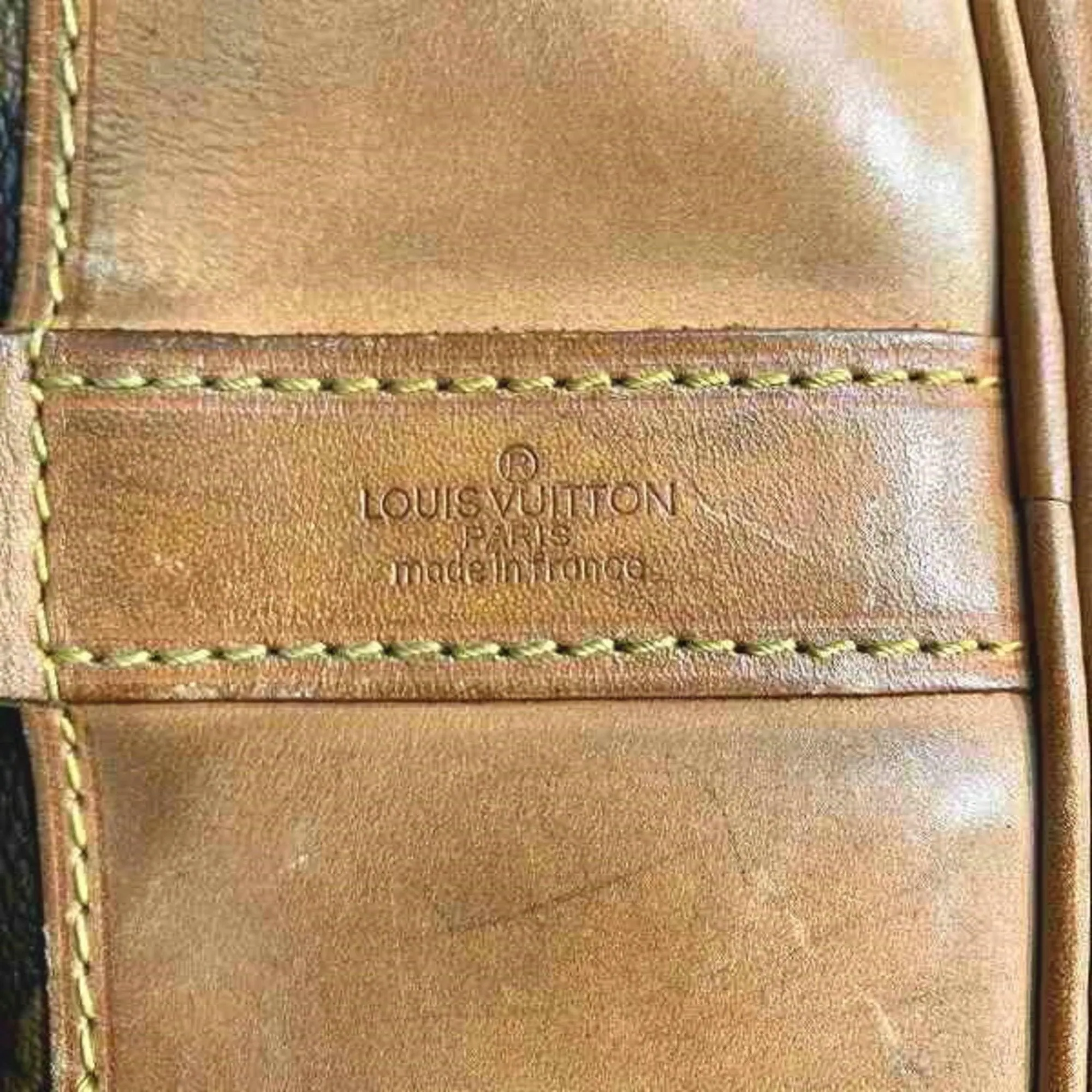 Louis Vuitton Randonne Canvas Backpack Bag (Pre-Owned)