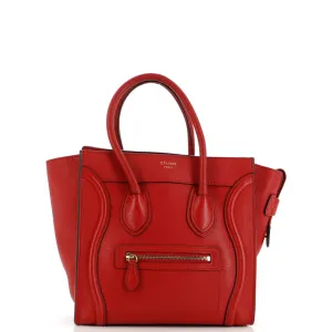 Luggage Bag Grainy Leather Micro