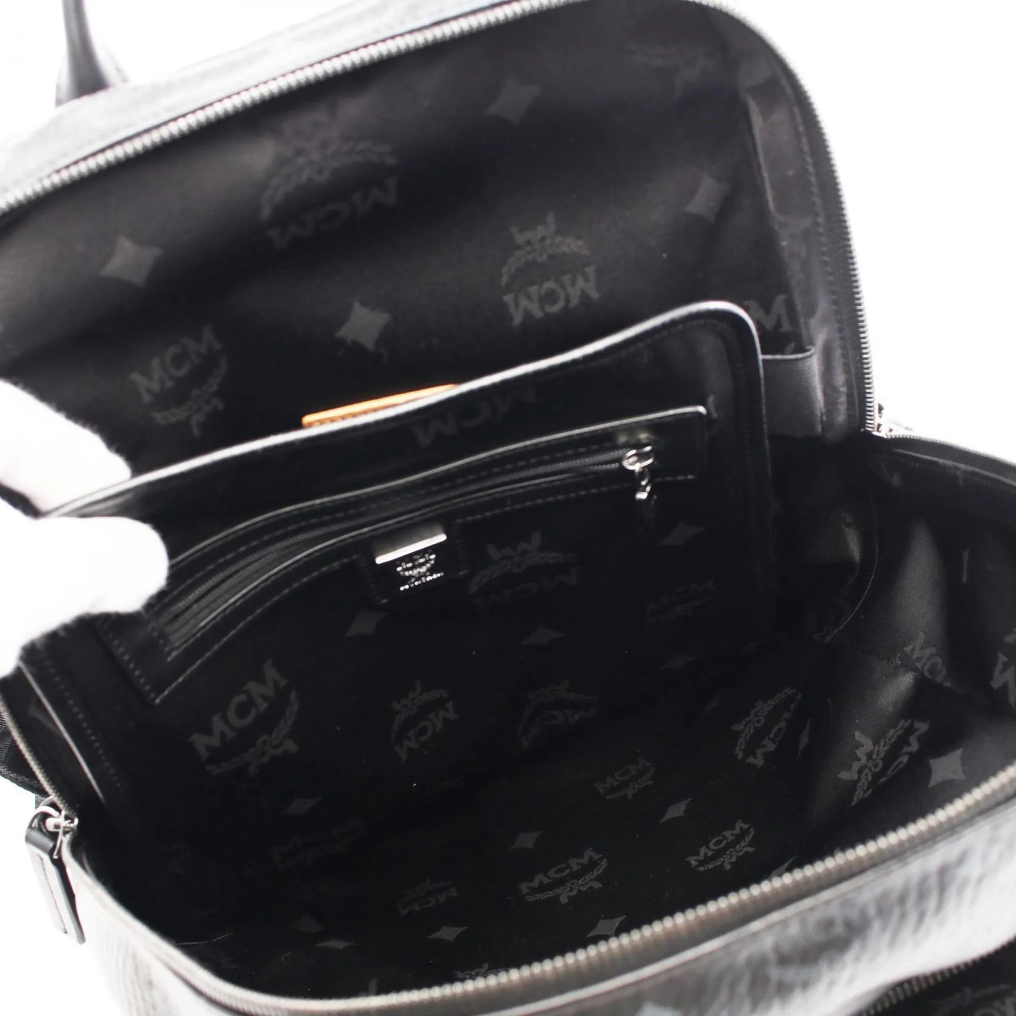 Mcm Visetos Coated Canvas Backpack (Pre-Owned)
