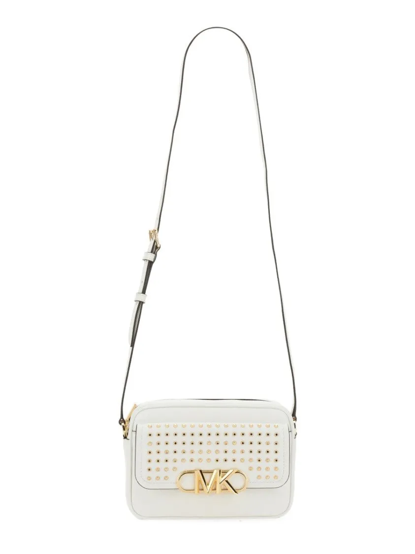 Medium Bag With Removable Chain Handle And Studded Front Panel