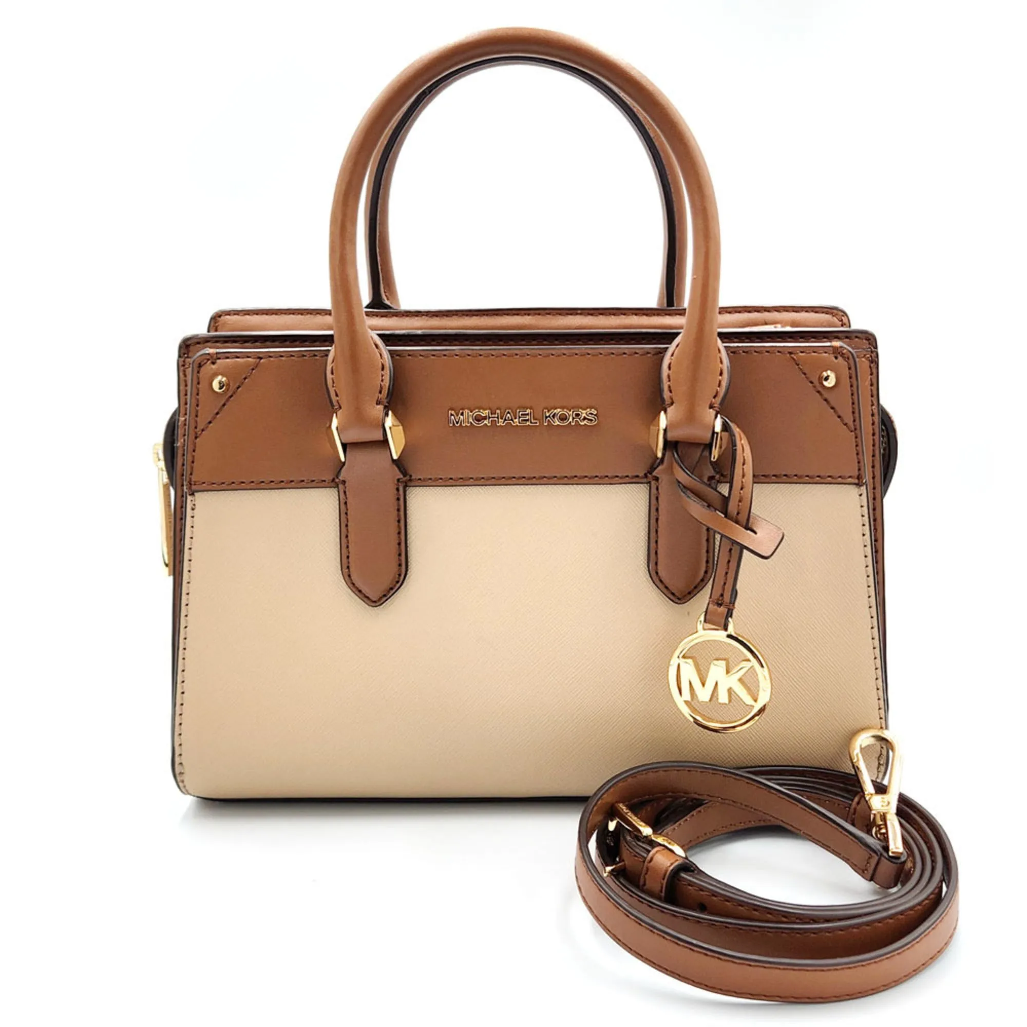 Michael Kors   Leather Metal Handbag Shoulder Bag (Pre-Owned)