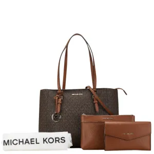 Michael Kors  Pvc Leather Shoulder Bag Tote Bag (Pre-Owned)