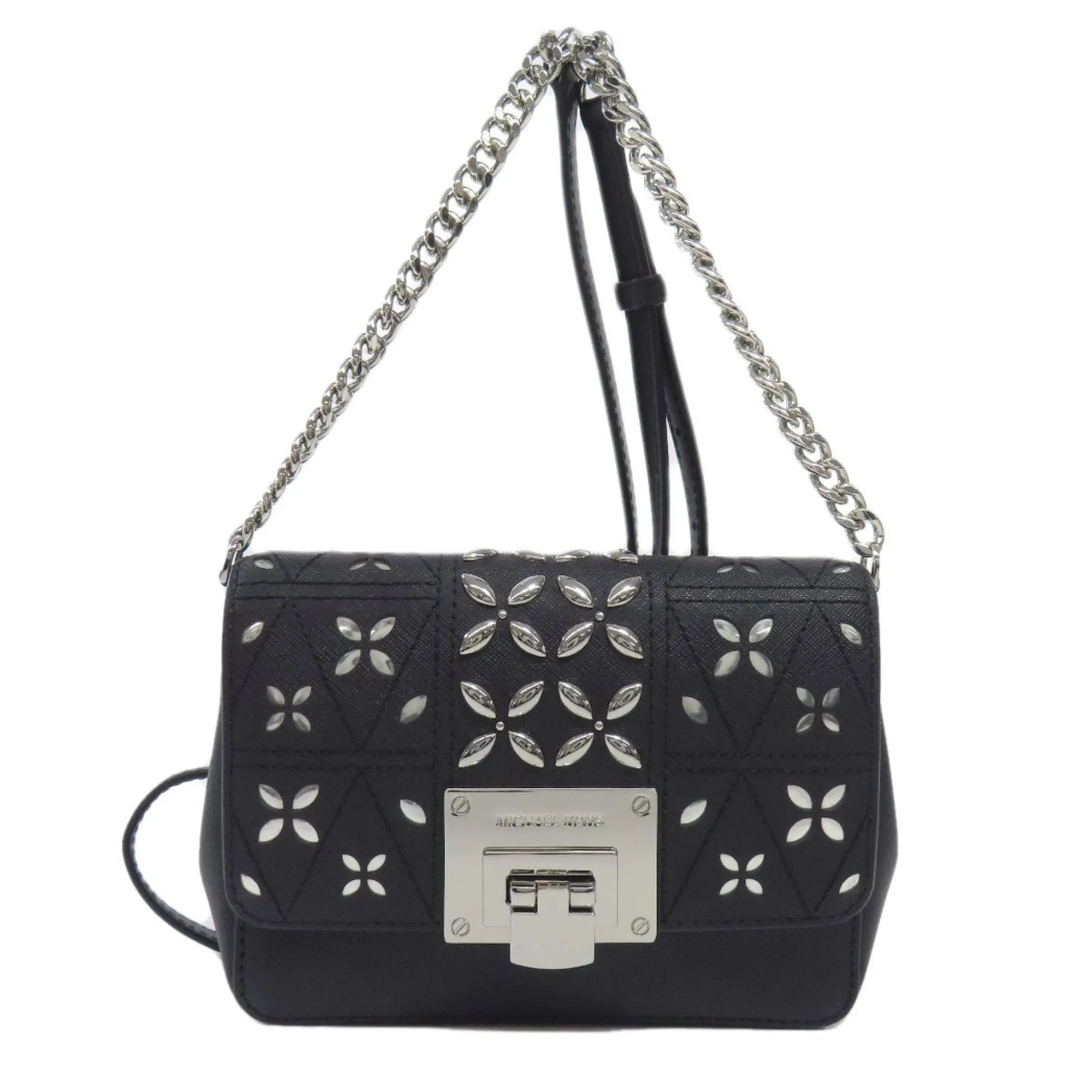 Michael Kors Tina Leather Shoulder Bag (Pre-Owned)