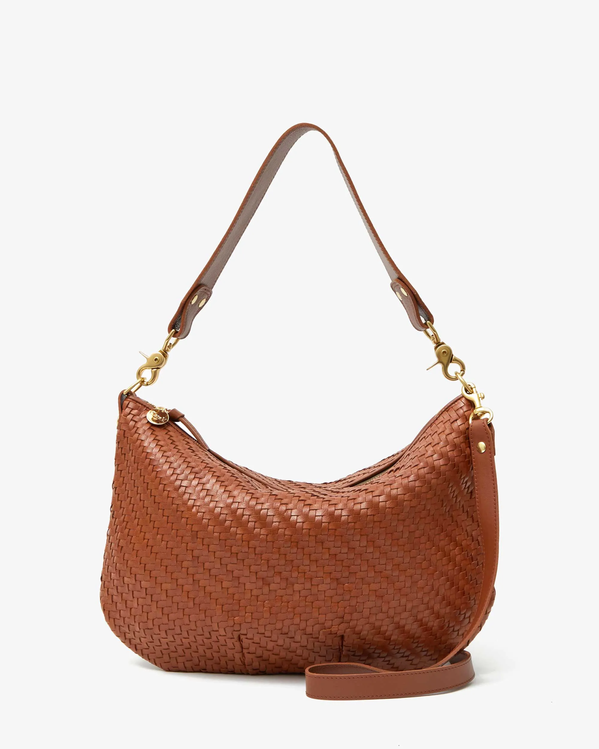 Moyen Messenger Handbags - Crossbody - Moyen Messenger Hazelnut Woven Zig Zag