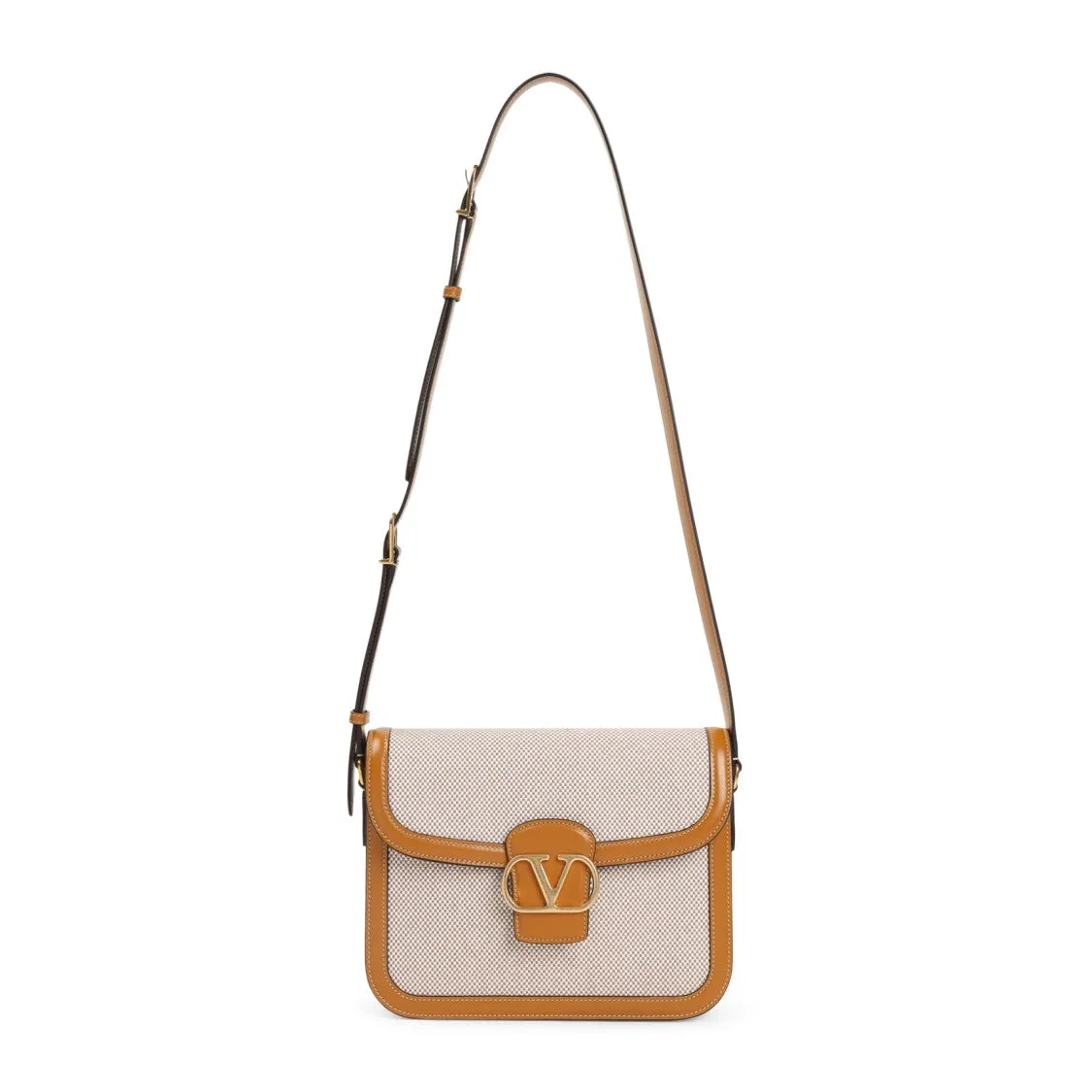 Natural Beige Textile Mini Bag
