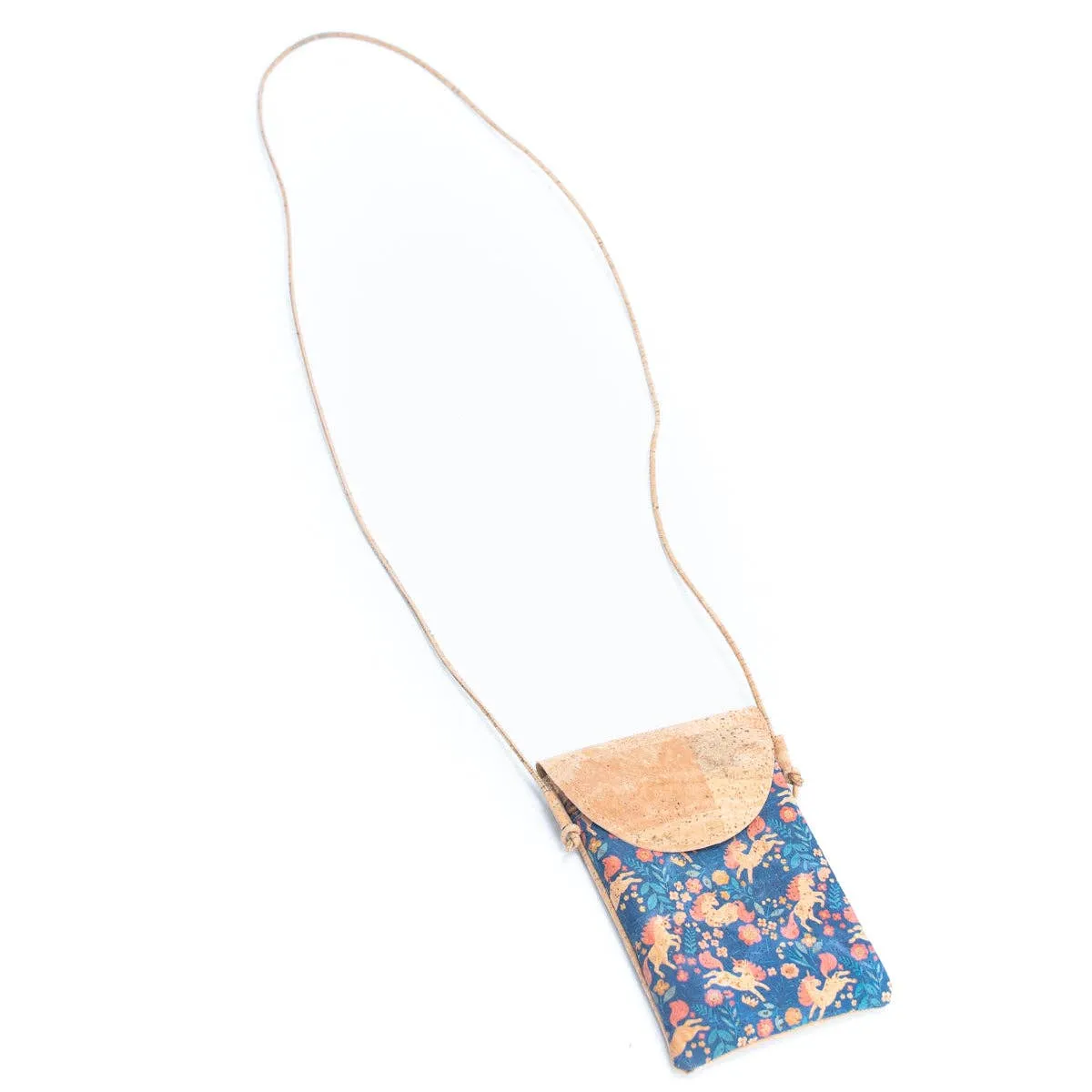 Natural Cork Half-Moon Flap Ladies' Phone Pouch (5units) BAGP-220
