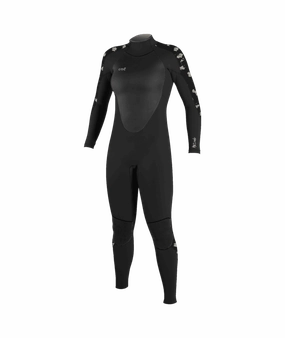 O'Neill Epic 5/4mm Womens Winter Wetsuit Black Daisy