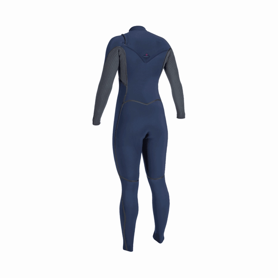 O'Neill Hyperfreak Fire 5/4  Womens Chest Zip Navy Shade