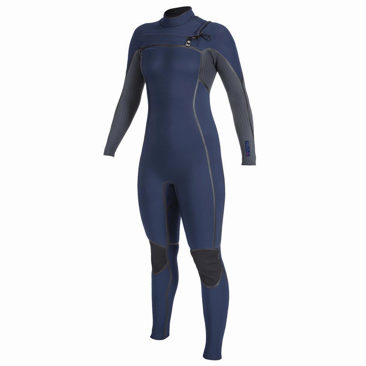 O'Neill Hyperfreak Fire 5/4  Womens Chest Zip Navy Shade